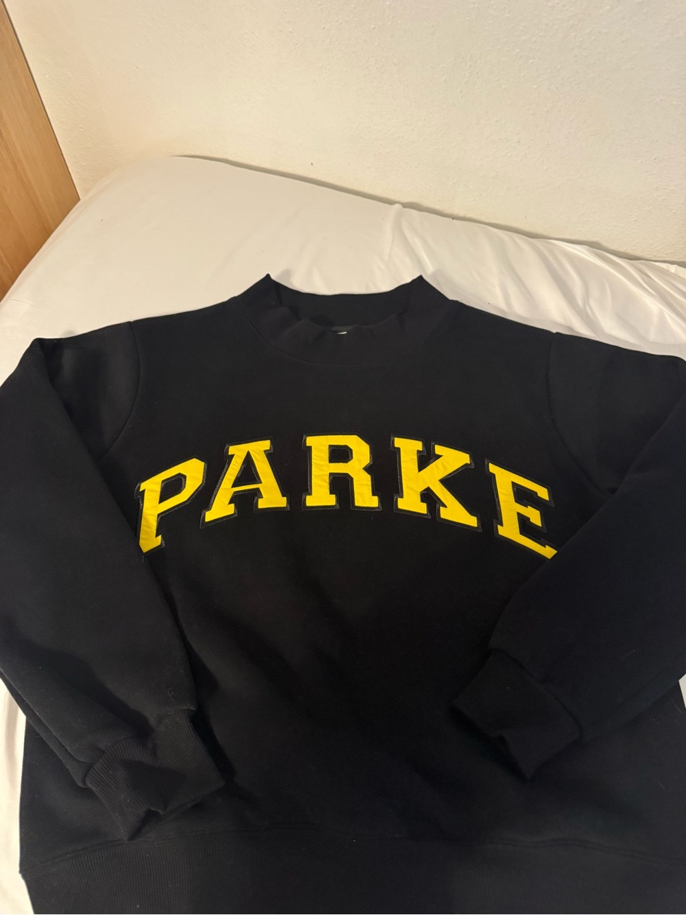 Black and yellow park mockneck NEVER WORN